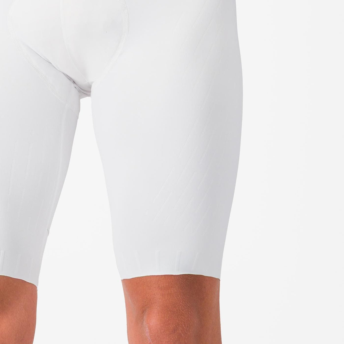 Kurze Trägerhose CASTELLI FREE AERO RACE S Weiß