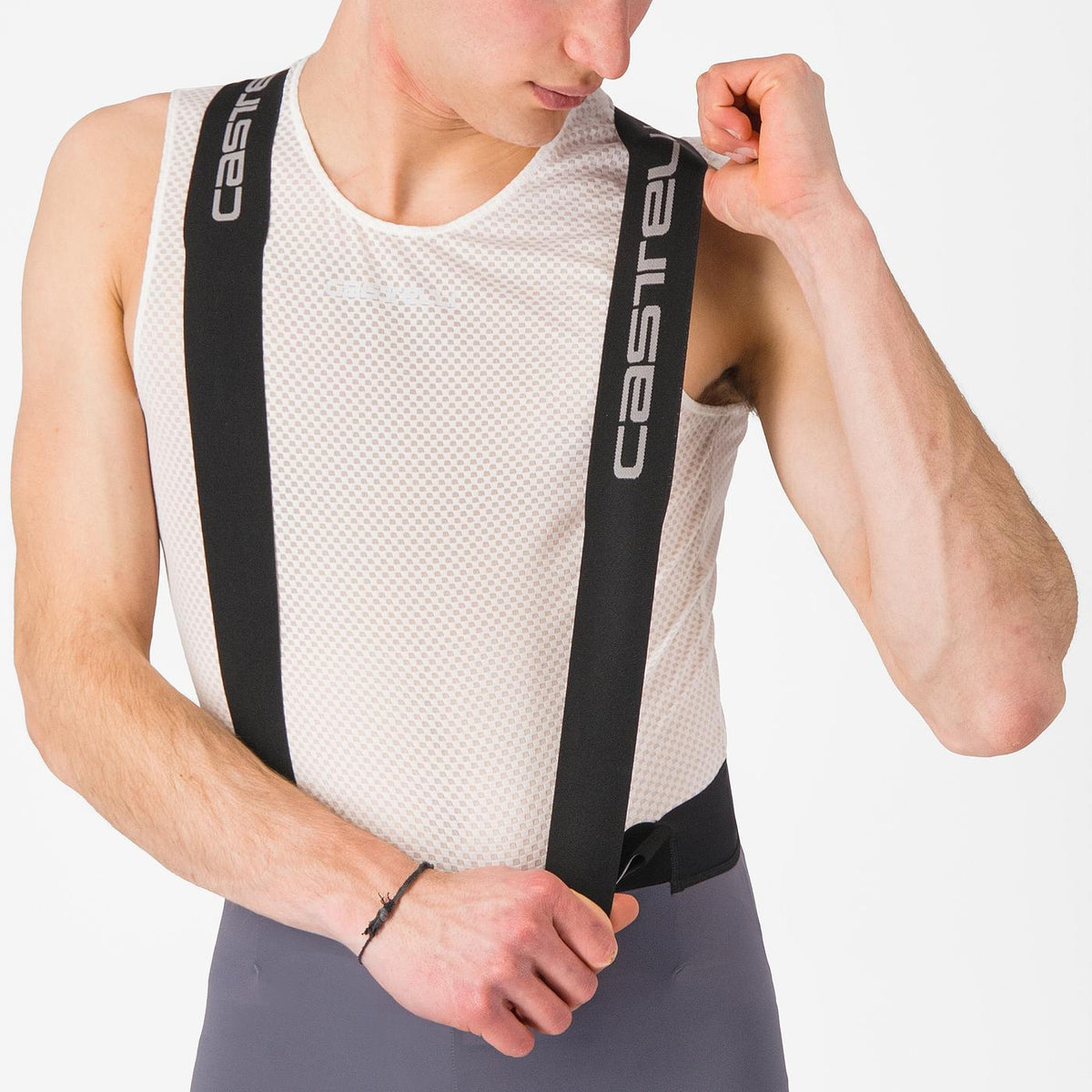 Kurze Trägerhose CASTELLI PREMIO EVO Grau