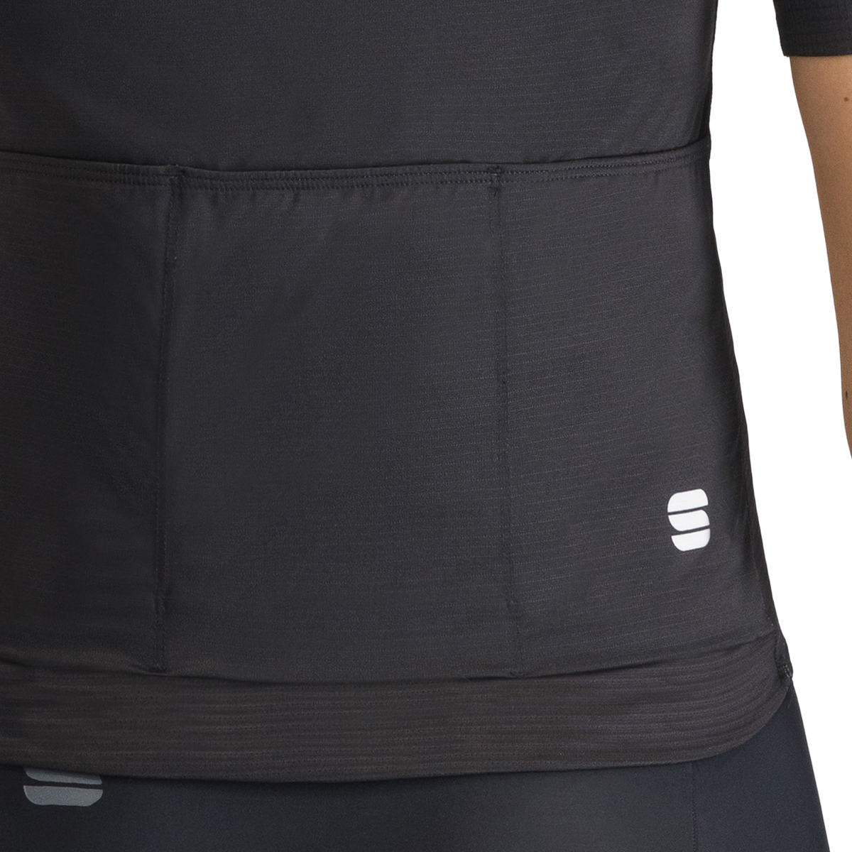 Radtrikot SPORTFUL SUPERNOVA Kurzarm Damen Schwarz