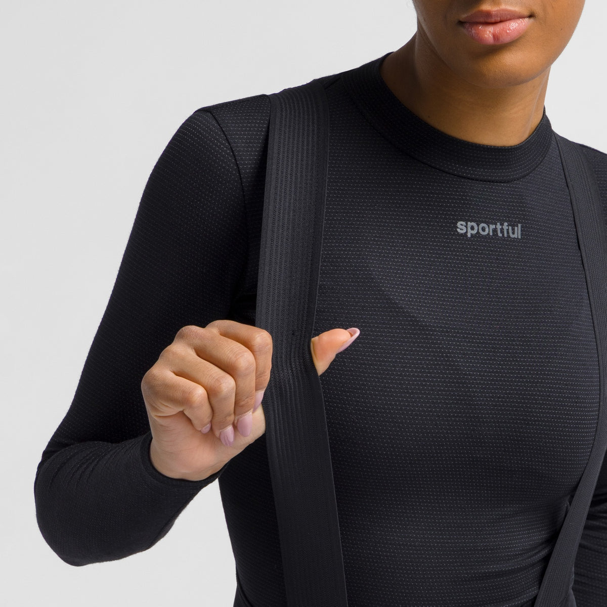 Lange Damen-Trägerhose SPORTFUL DEEPWINTER Schwarz