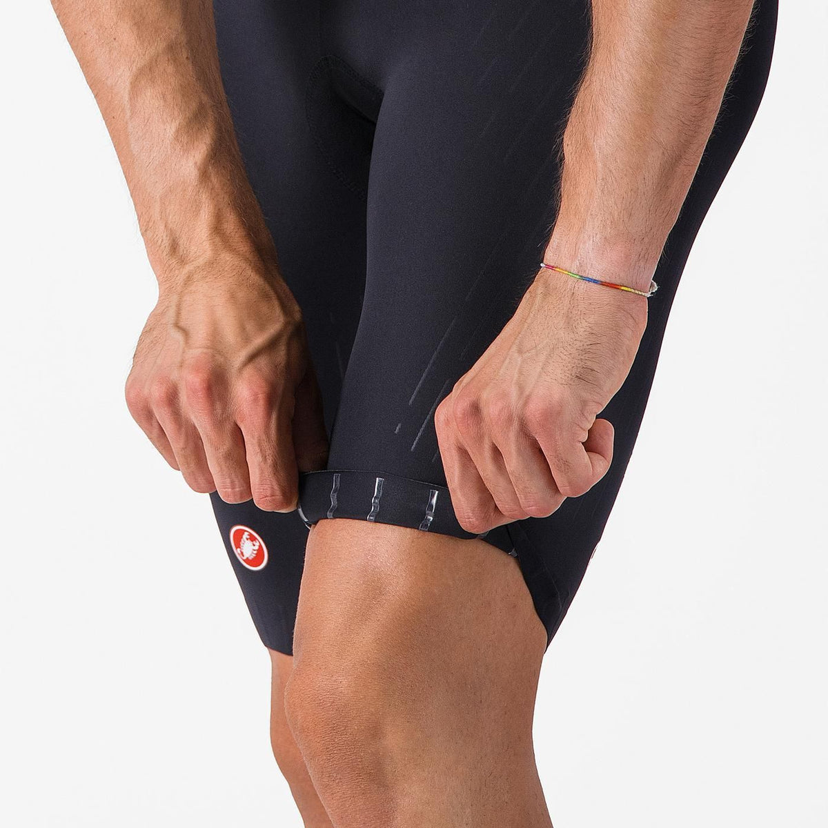 Kurz-Trägerhose CASTELLI FREE AERO RACE S Schwarz