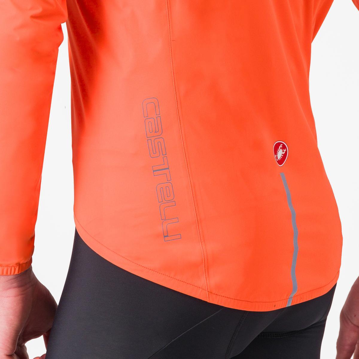 Jacke CASTELLI EMERGENCY 3 RAIN Orange
