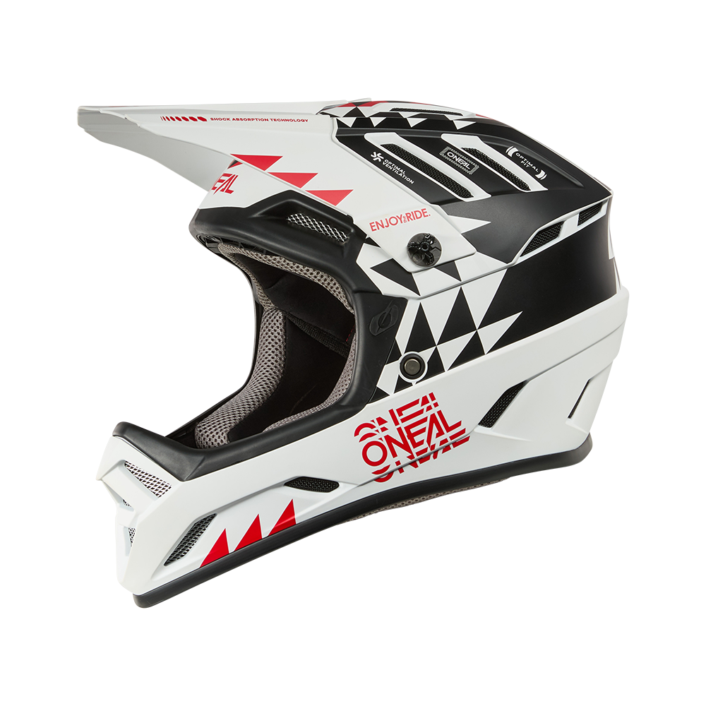 MTB-Helm O'NEAL BACKFLIP KNOX Weiß/Schwarz
