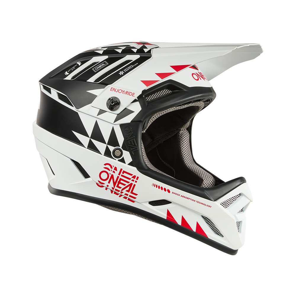 MTB-Helm O'NEAL BACKFLIP KNOX Weiß/Schwarz