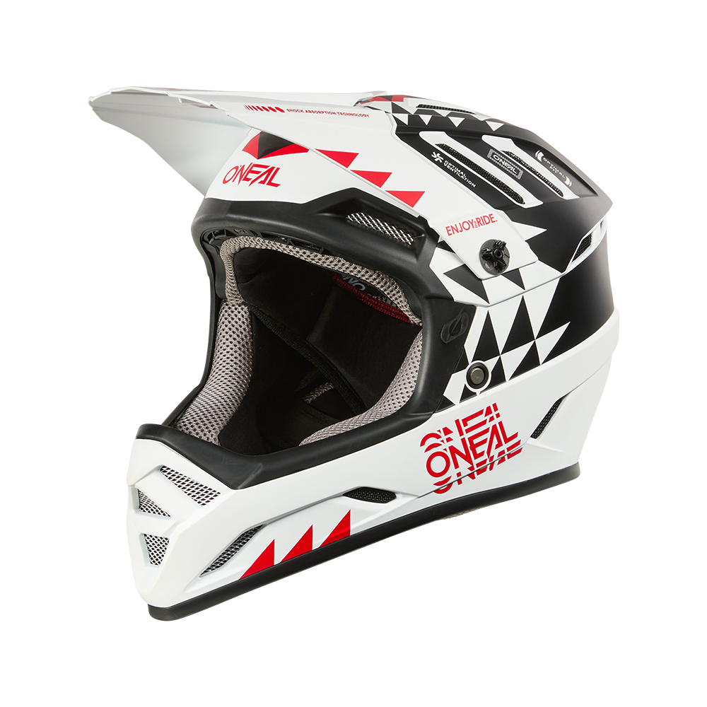 MTB-Helm O'NEAL BACKFLIP KNOX Weiß/Schwarz