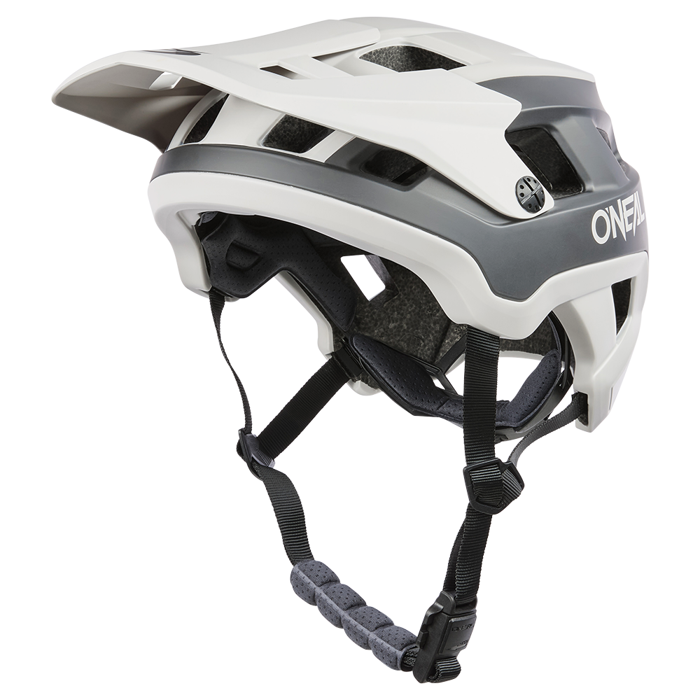 MTB-Helm O'NEAL DEFENDER SOLID Grau/Weiß
