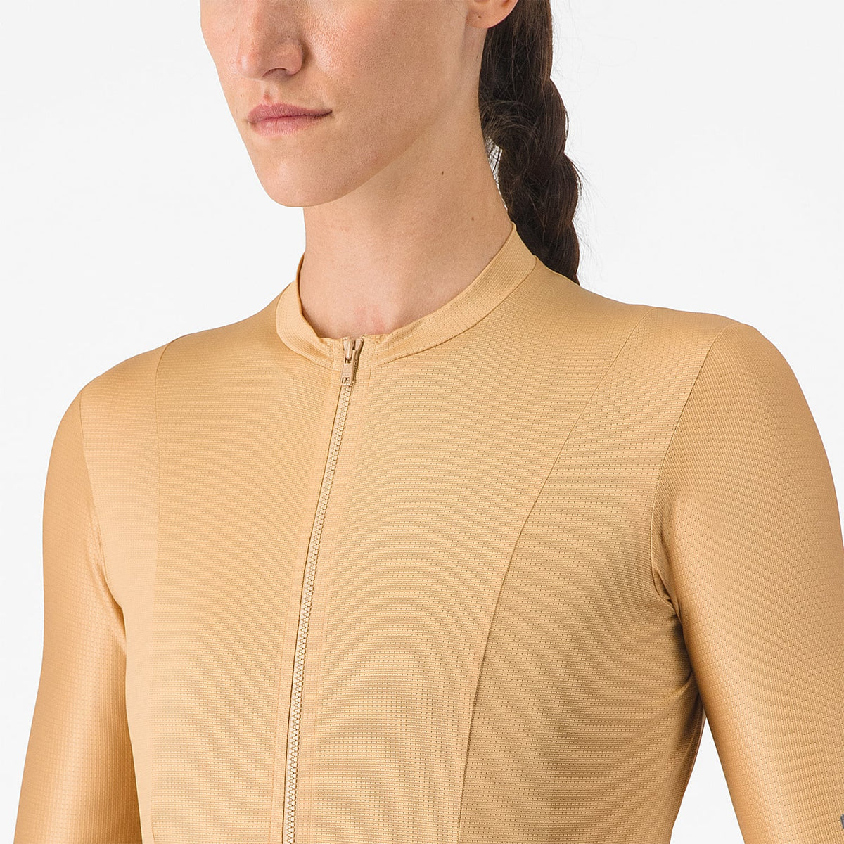 Trikot CASTELLI UNLIMITED Damen Kurzarm Braun