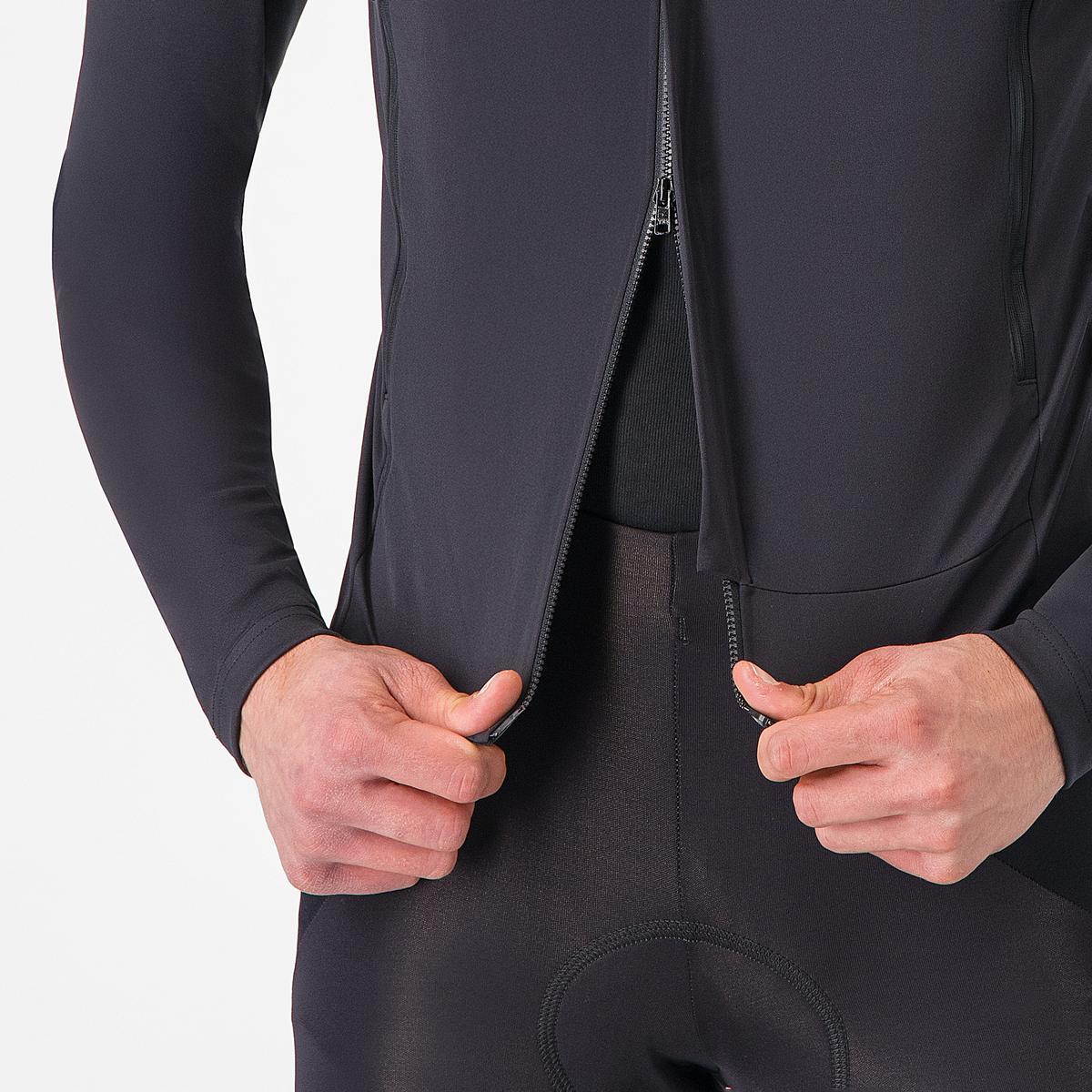 Jacke CASTELLI PERFETTO RoS 3 Schwarz/Schwarz Reflex