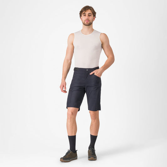Short CASTELLI UNLIMITED ADVENTURE BAGGY Schwarz