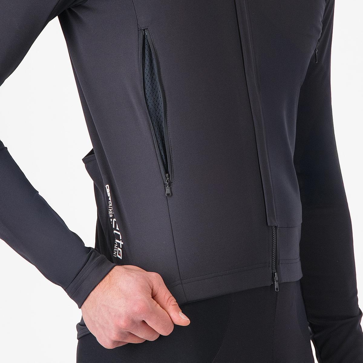 Jacke CASTELLI PERFETTO RoS 3 Schwarz/Schwarz Reflex