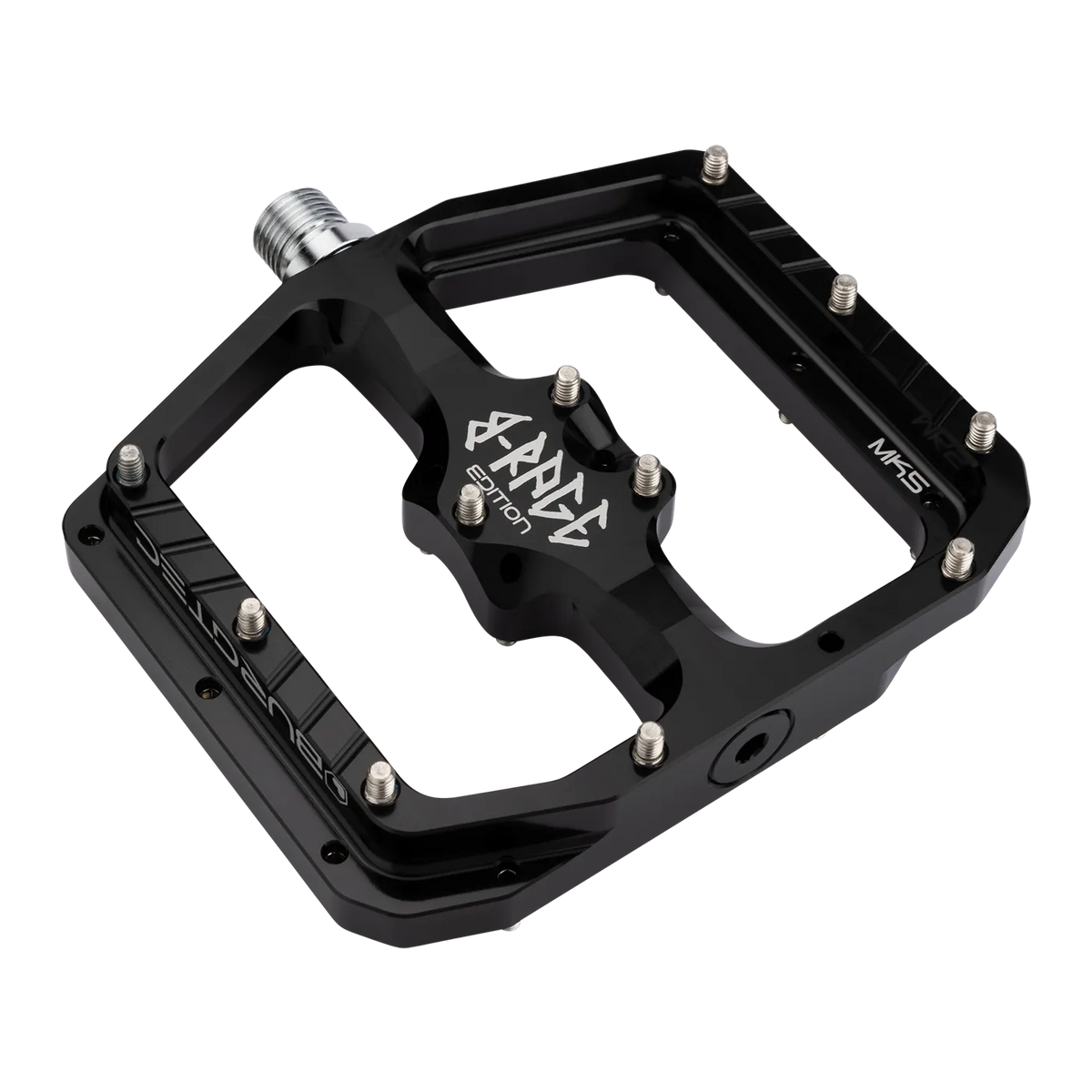 Plattformpedale BURGTEC PENTHOUSE FLAT MK5 B-RAGE EDITION Schwarz