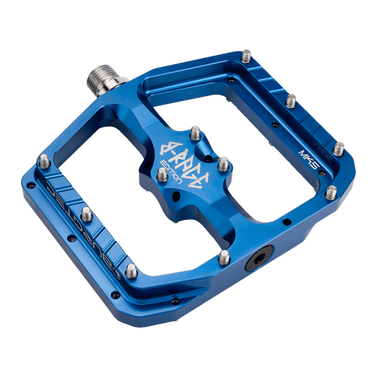 Plattformpedale BURGTEC PENTHOUSE FLAT MK5 B-RAGE EDITION Blau