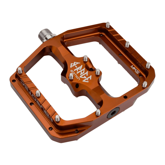 Plattformpedale BURGTEC PENTHOUSE FLAT MK5 B-RAGE EDITION Kash Bronze