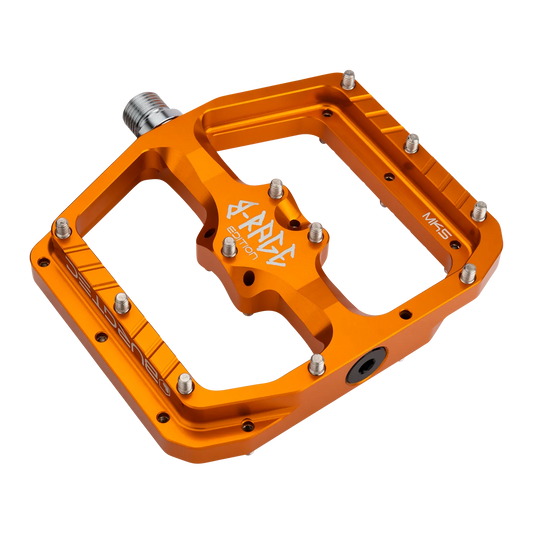 Plattformpedale BURGTEC PENTHOUSE FLAT MK5 B-RAGE EDITION Orange