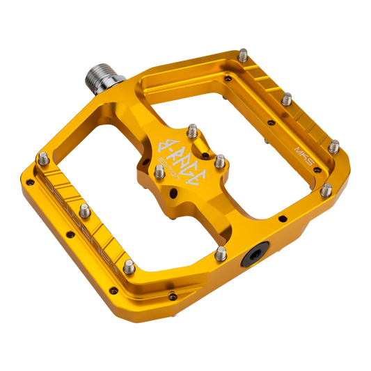 Plattformpedale BURGTEC PENTHOUSE FLAT MK5 B-RAGE EDITION Gold