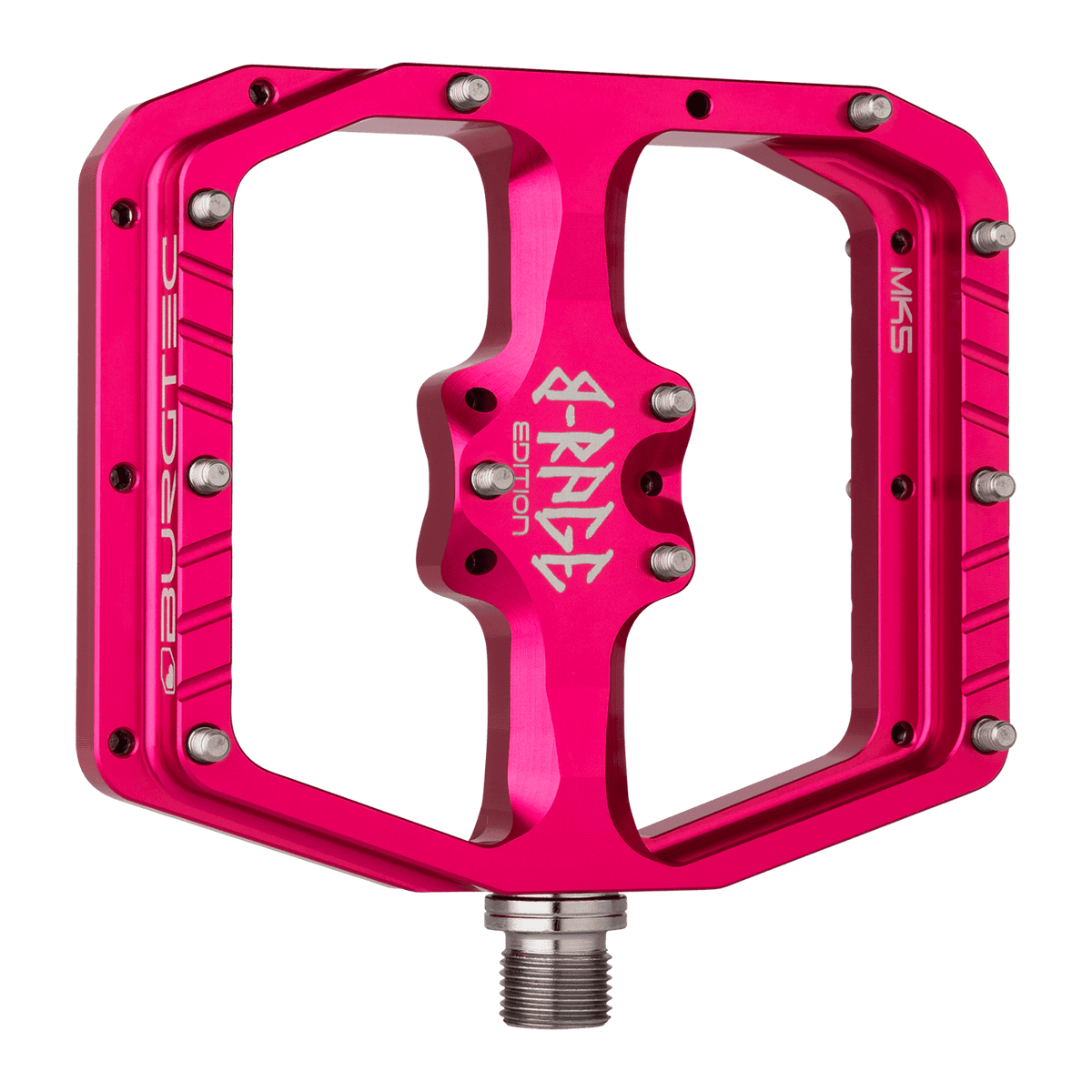 Plattformpedale BURGTEC PENTHOUSE FLAT MK5 B-RAGE EDITION Pink