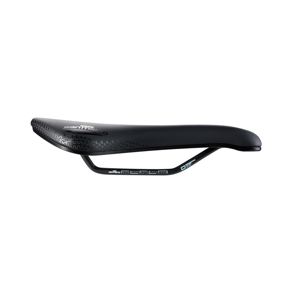 Sattel SAN MARCO ASPIDE SHORT COMFORT OPEN-FIT DYNAMIC L3 Breite 155mm Mangan-Schienen