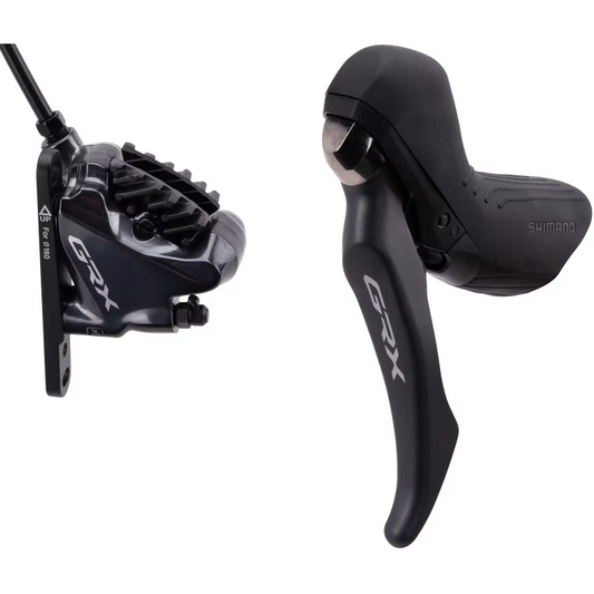 Linker Mono-Hebel und vorderer Bremssattel SHIMANO GRX BL-RX810 + BR-RX810 Flat Mount