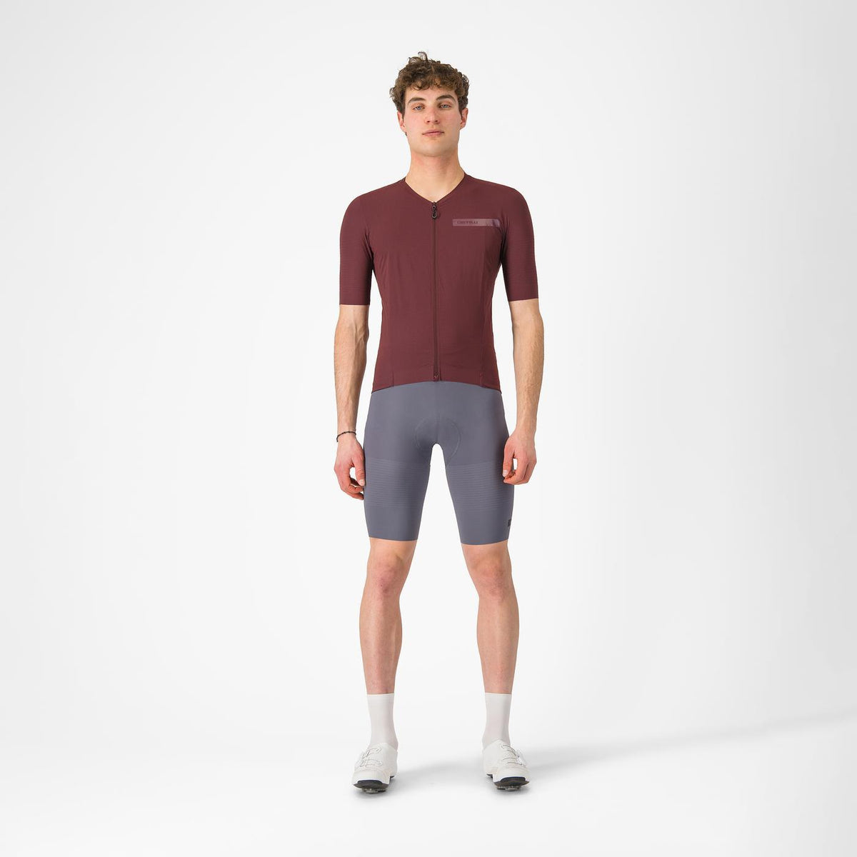 Kurze Trägerhose CASTELLI PREMIO EVO Grau