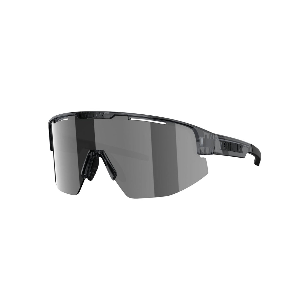 Brille BLIZ MATRIX Schwarz Kristall Scheibe Geräuchert Silber