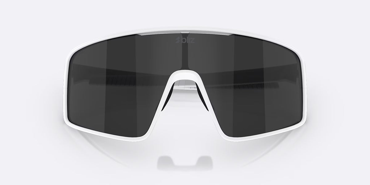 Brille BLIZ P001 Matt Weiß Scheibe Smoke
