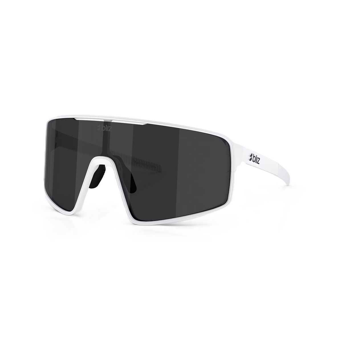 Brille BLIZ P001 Matt Weiß Scheibe Smoke