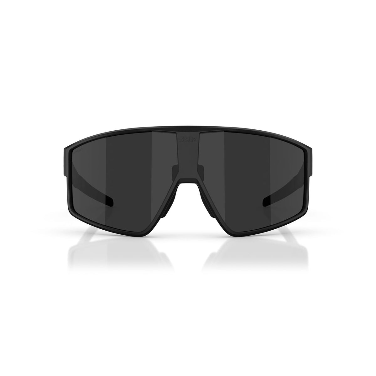 Brille BLIZ P002 S Schwarz Matt Scheibe Grau Geräuchert