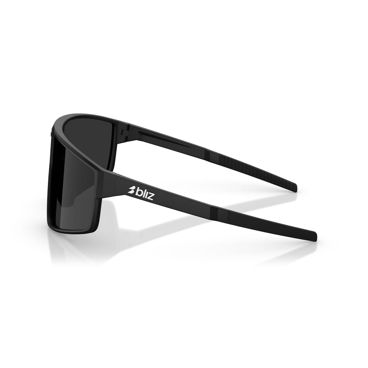 Brille BLIZ P002 S Schwarz Matt Scheibe Grau Geräuchert
