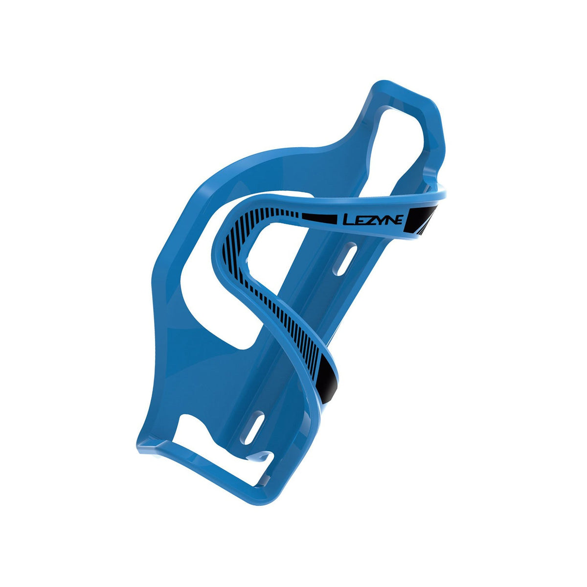 LEZYNE FLOW CAGE E SL-L Flaschenhalter mit Entnahme von links, Blau