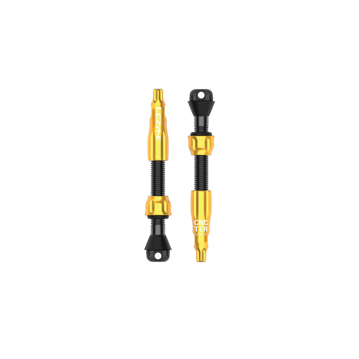 2er-Set LEZYNE CNC PRO Tubeless-Ventile 44 mm Gold