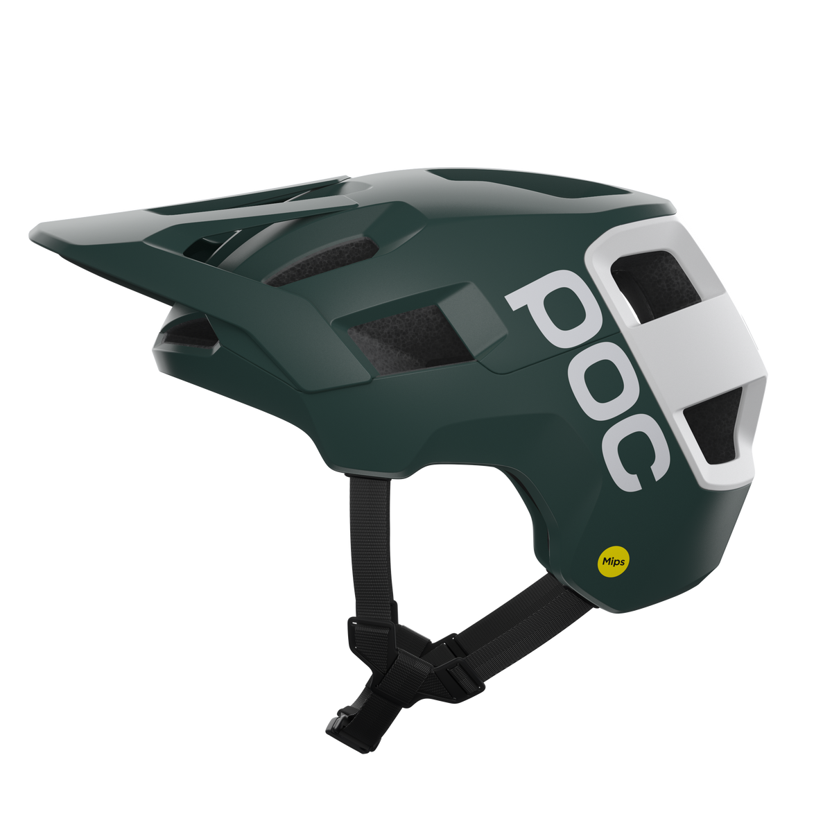 MTB-Helm POC KORTAL RACE MIPS Khaki/Weiß