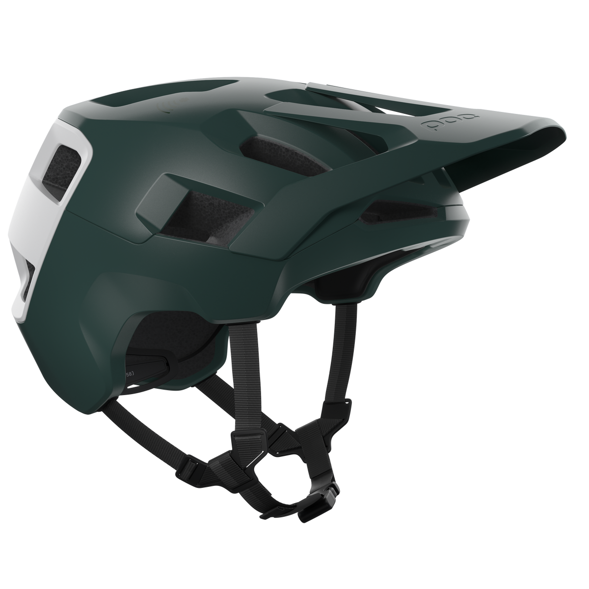 MTB-Helm POC KORTAL RACE MIPS Khaki/Weiß