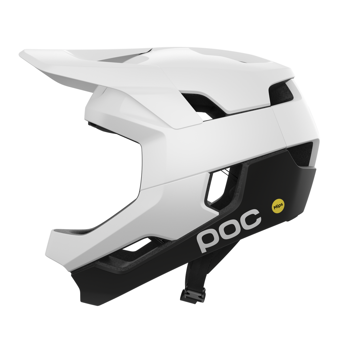 POC OTOCON RACE MIPS MTB-Helm Weiß/Schwarz Matt