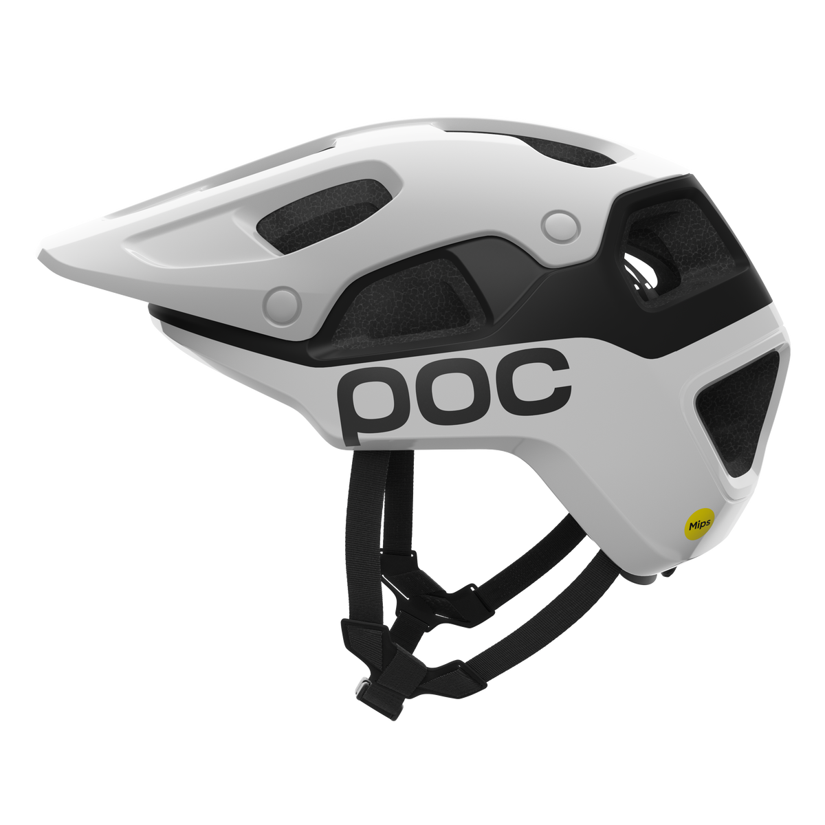 MTB-Helm POC CULARIS PURE Weiß/Schwarz Matt