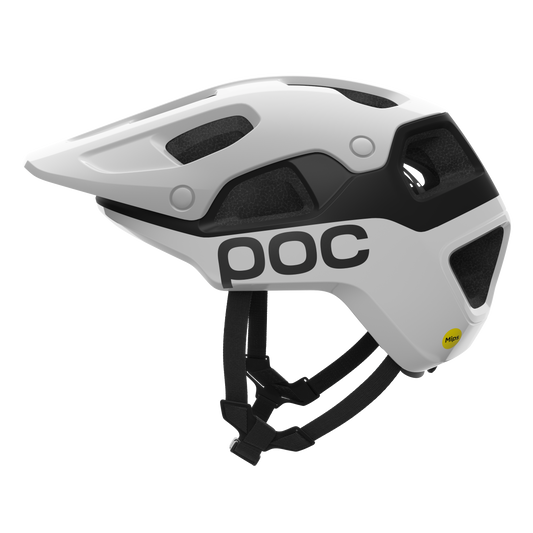 MTB-Helm POC CULARIS PURE Weiß/Schwarz Matt