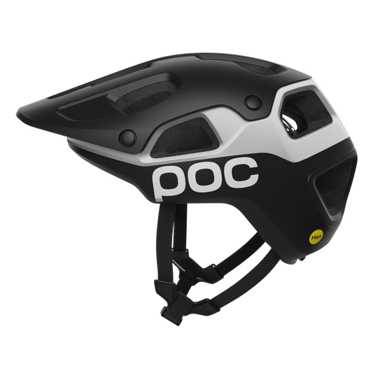 MTB-Helm POC CULARIS PURE Schwarz/Weiß Matt
