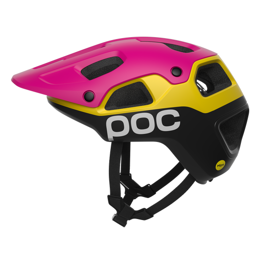 MTB-Helm POC CULARIS PURE Rose/Gelb/Schwarz