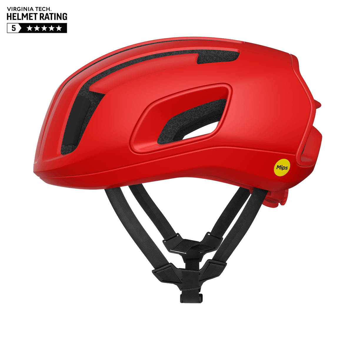 Straßenhelm POC CYTAL MIPS Rot Matt