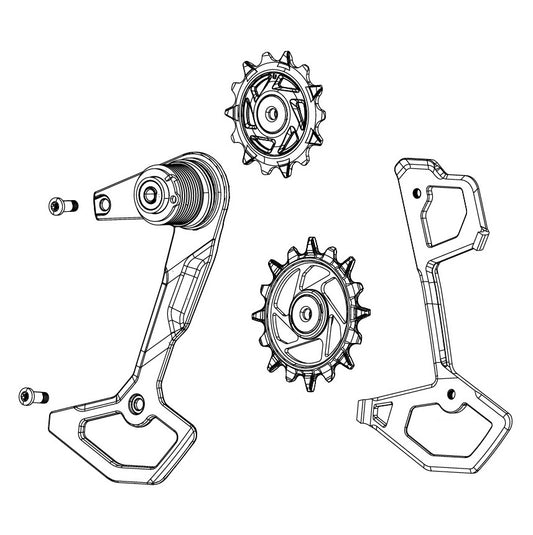 Käfig + Führungsrollen SRAM XX-SL T-TYPE EAGLE AXS