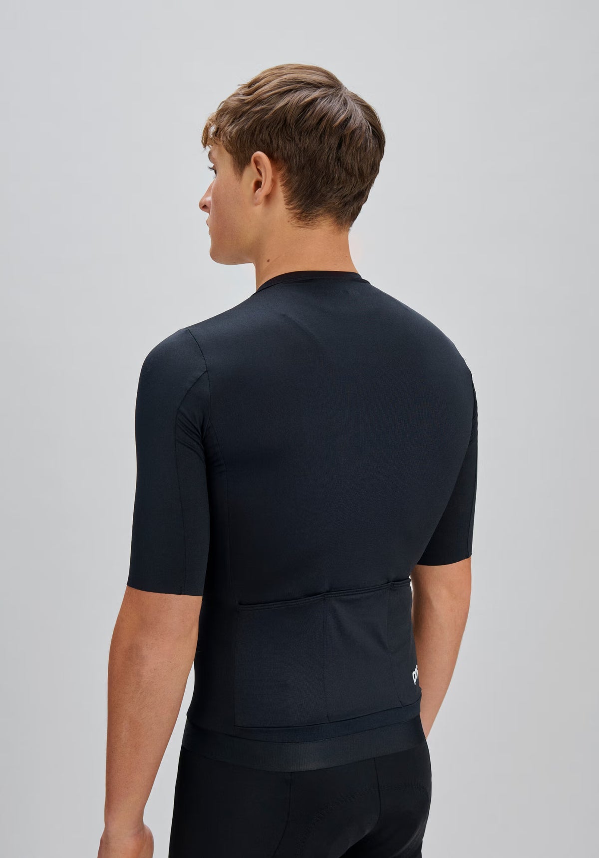 Maillot POC CADENCE Kurzarm Schwarz