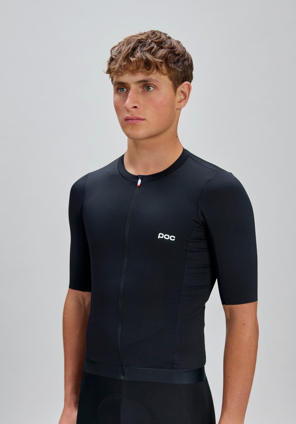 Maillot POC CADENCE Kurzarm Schwarz