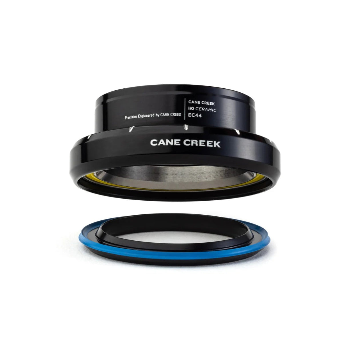 Semi-integrierter/Externer Konischer Keramik-Steuersatz CANE CREEK 110 1"1/8-1.5" ZS44/EC44 Schwarz