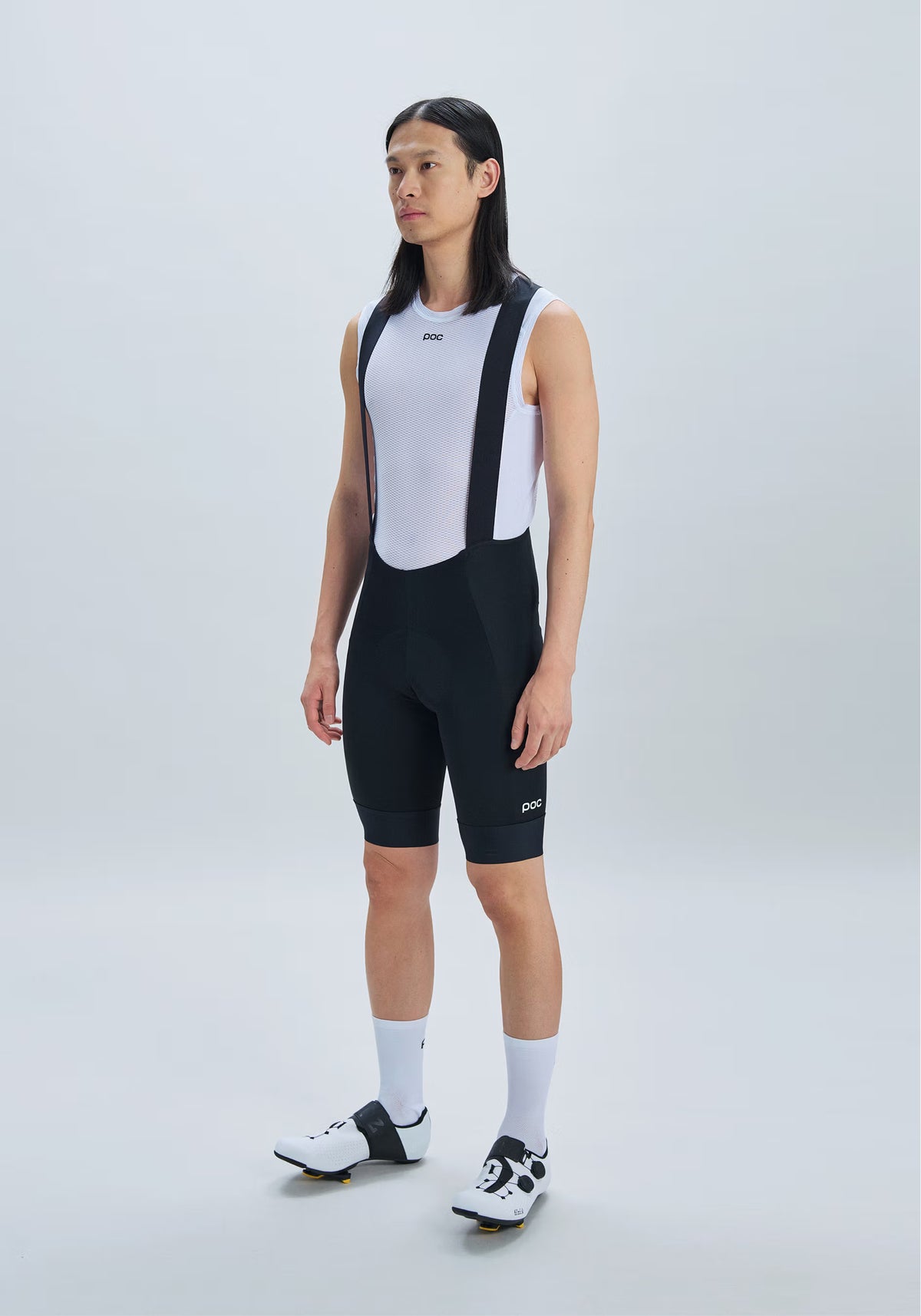 Kurze Trägerhose POC CADENCE Schwarz