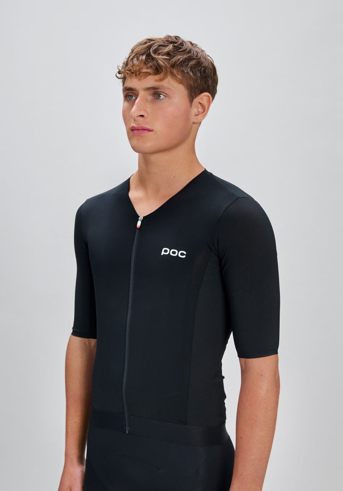 Trikot POC RACEDAY Kurzarm Schwarz