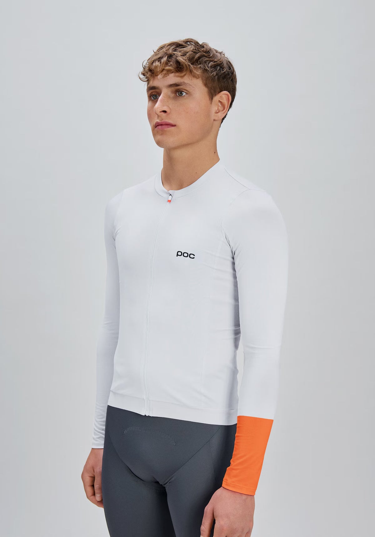 Trikot POC CADENCE Langarm Weiß