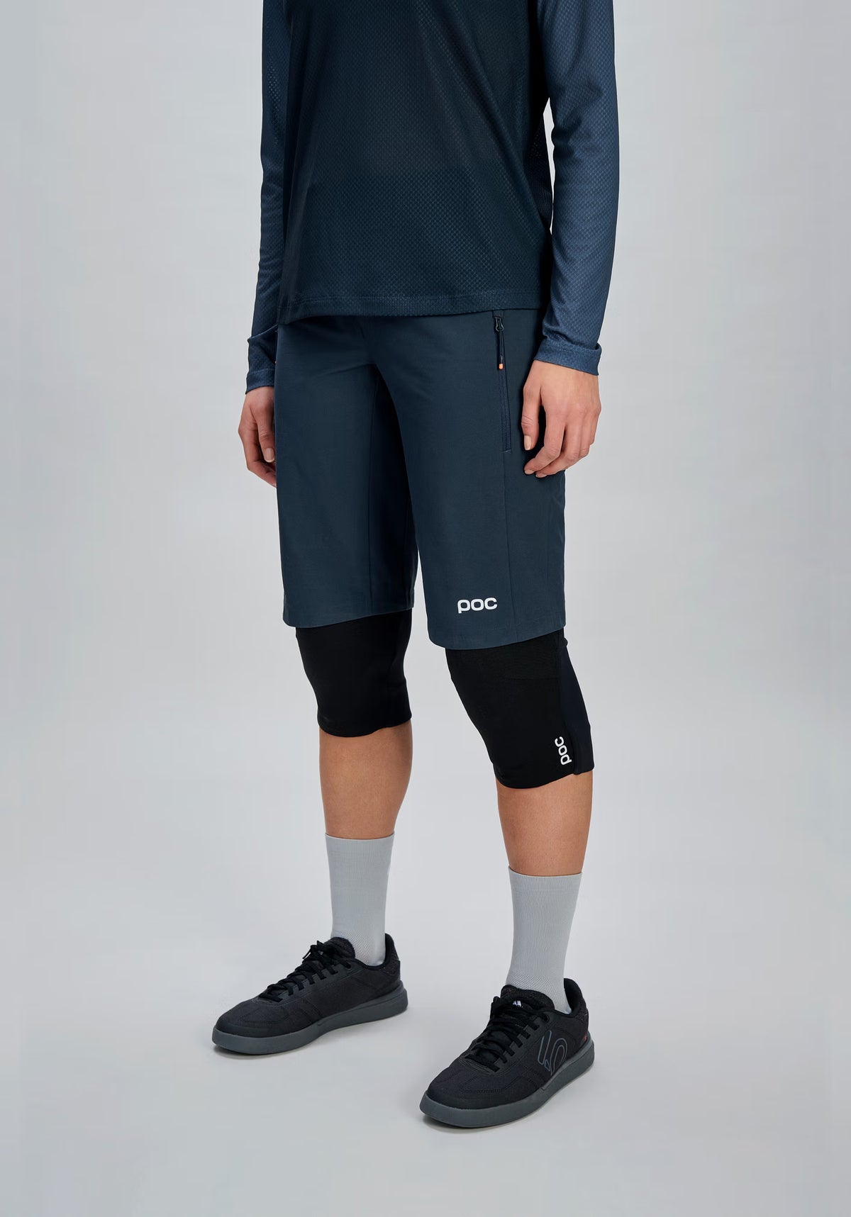 Short POC MOTION Damen Marineblau