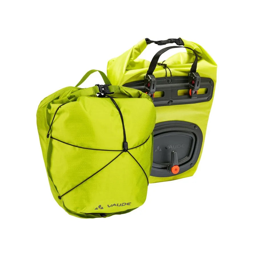 Paar Gepäckträgertaschen VAUDE AQUA FRONT LIGHT 22 L Gelb
