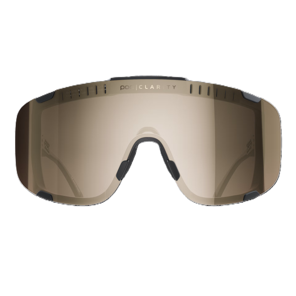 Brille POC DEVOUR+ Schwarz Glas Clarity Trail Partly Sunny Silver