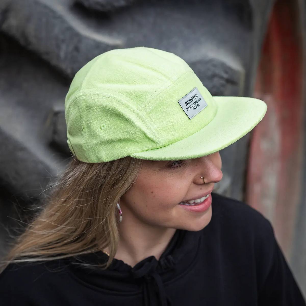 Kappe BURGTEC ARCADE FIVE PANEL Limonengelb