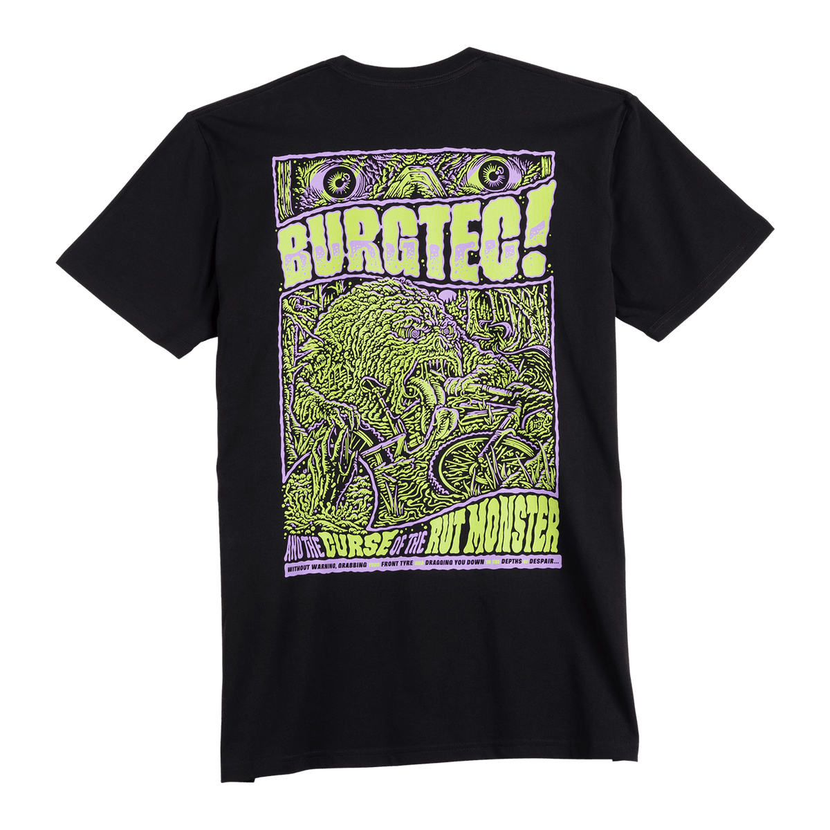 T-Shirt BURGTEC RUT MONSTER Schwarz